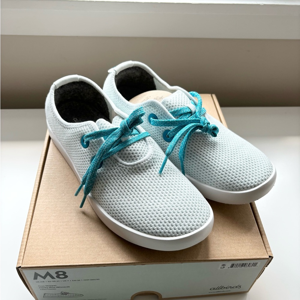 Alllbirds Tree Skipper Clarity Blue womens-mens new